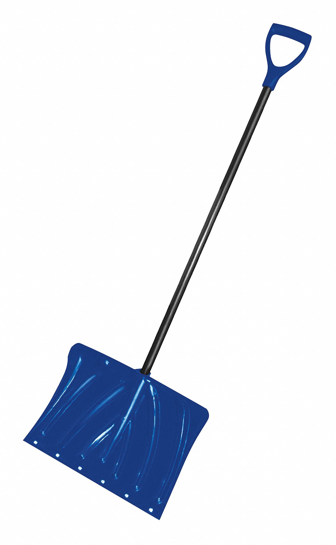 SNOW SHOVEL, PLASTIC/STEEL, 13½ IN BLADE L, 18 IN BLADE W, 2.9 MM GAUGE
