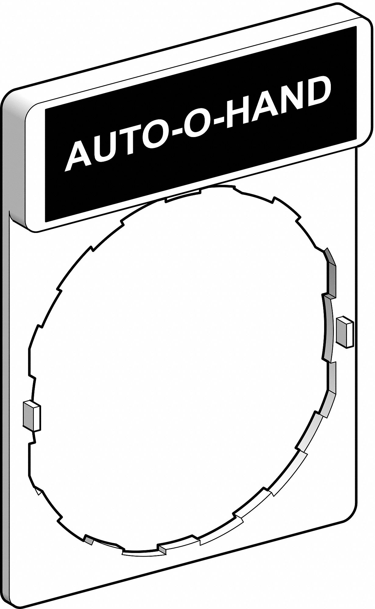 PORTE-LEGENDE MARQUE BLNC AUTO-O-HAND