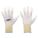 COATED GLOVES,PUR,XL,WHITE,PR