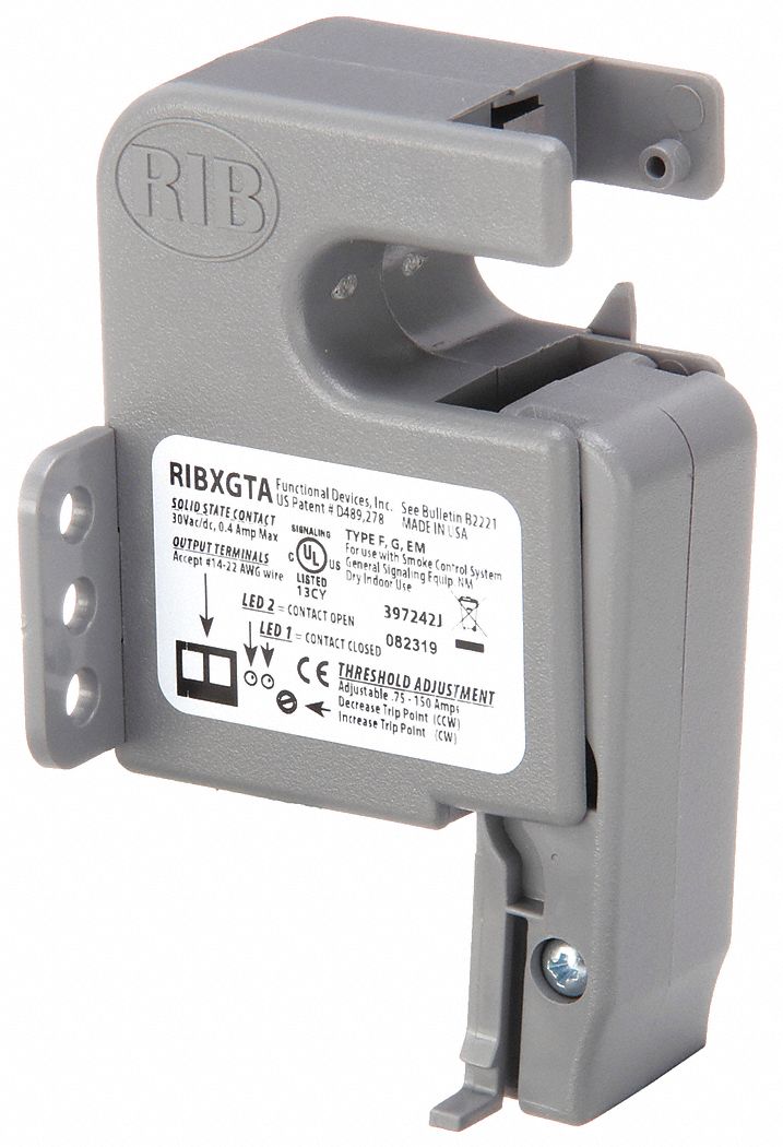 RIB, Surface Mounted, 0.4 A Current Rating, Adjustable Current Sensing