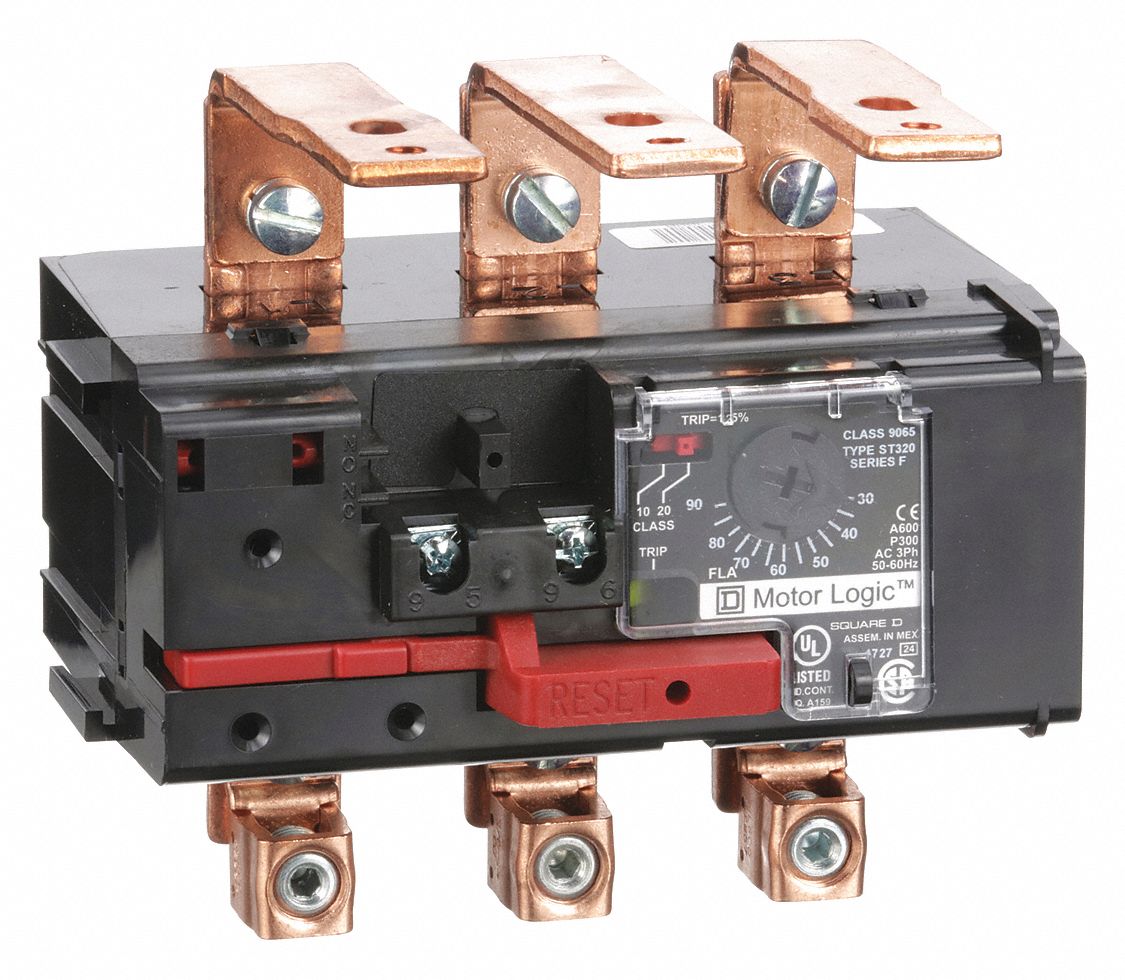 SQUARE D NEMA Overload Relay: 30 to 90A, 3 NEMA Size, Electronic, Mfr. Type  S Starters