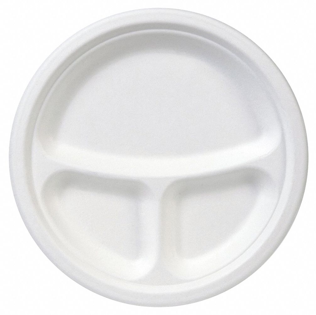 21AM90 - Paper Plate Round 10 White PK500
