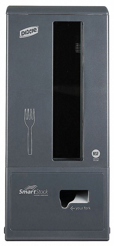 21AM96 - Fork Dispenser Gray Capacity 160