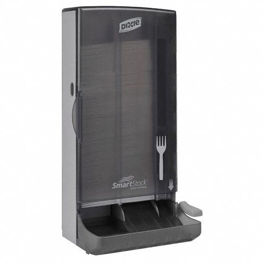 SMARTSTOCK Fork Dispenser, Dixie Ultra™ SmartStock®, Countertop, Stand, Wall, Holds 80 pieces