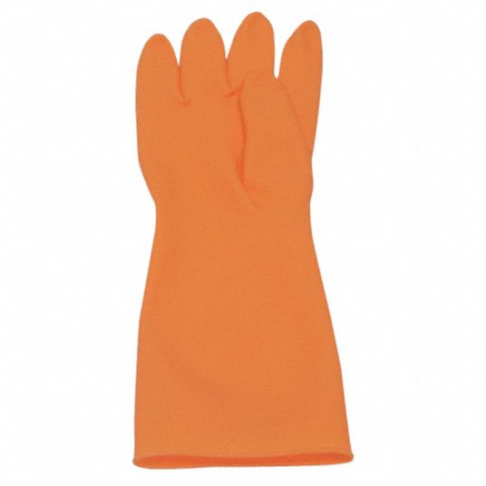 HONEYWELL NORTH Chem Resistant Gloves, Orange, Sz 10, PR - 21AN35 ...