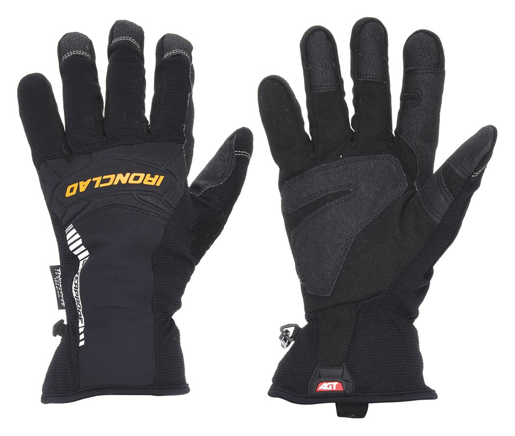 GLOVES, COLD PROTECT, INSULATED, FULL FINGER, S/7, BLK, NEOPRENE/SYNTHETIC LEATHER/NYLON/SPANDEX/PVC