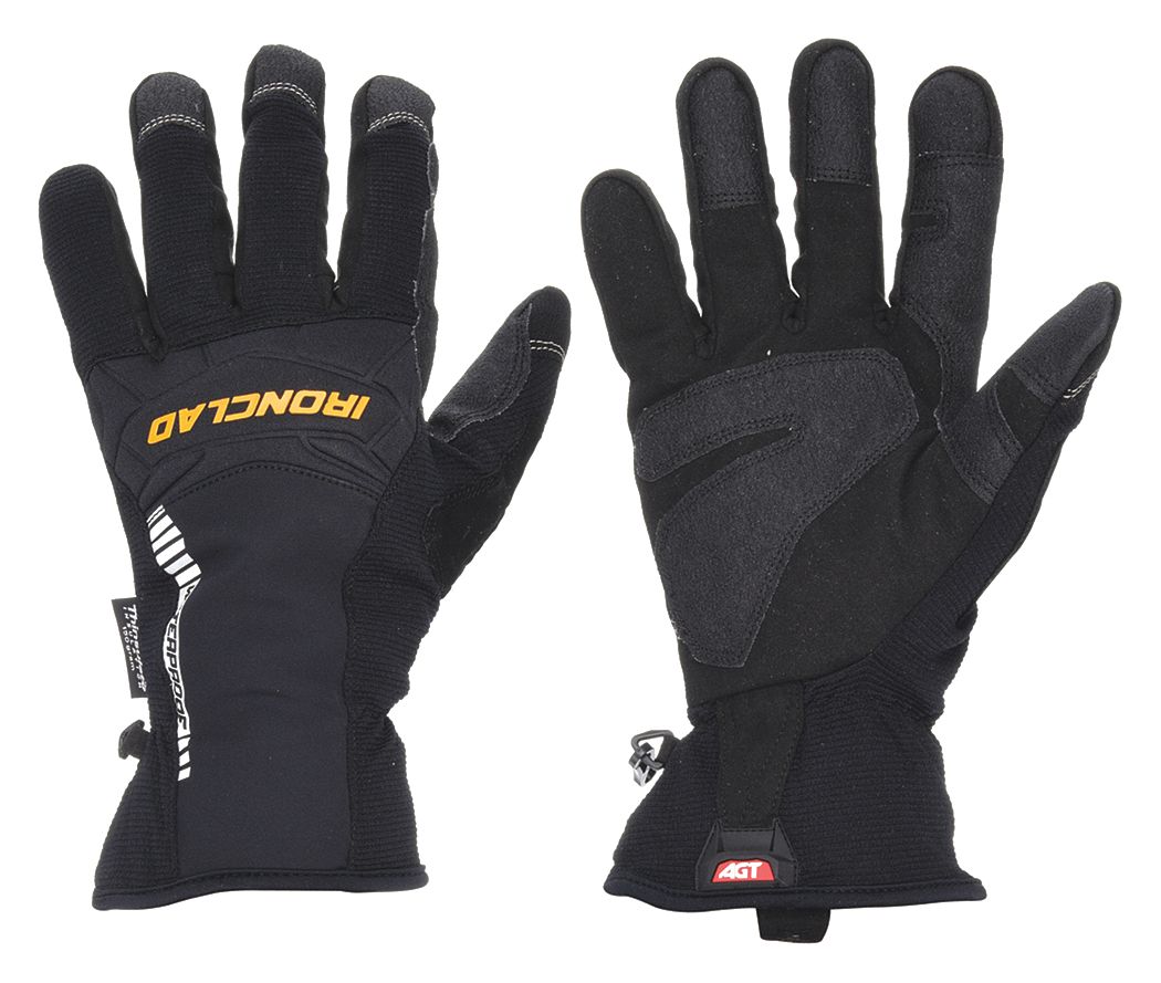 GANTS,PROT C/FROID,ISOLÉE,DOIGT COMPLET,TG/10,NR,NÉO/CUIR SYNTHÉTIQUE/NYL/SPANDEX/PVC