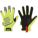 FASTFIT MECHANICS GLOVES, XL (11), FULL FINGER, SYNTHETIC LEATHER, HI-VIS YELLOW