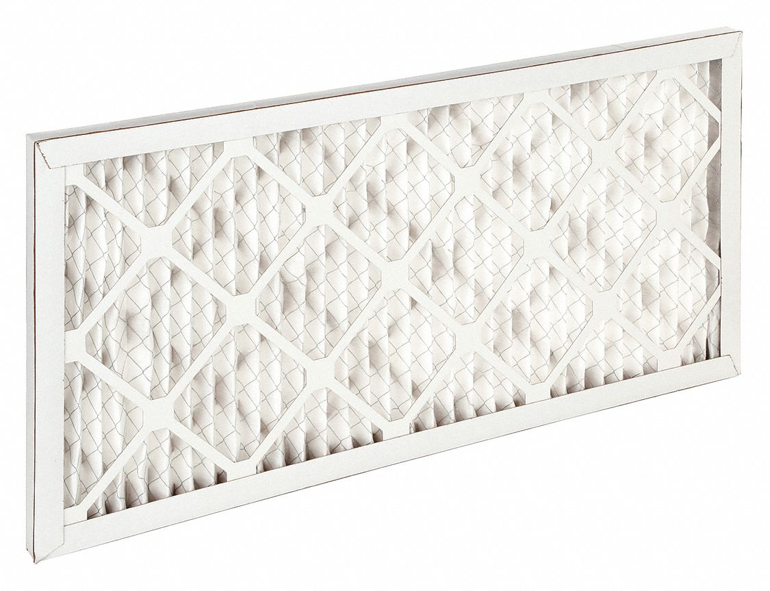 Pleated Air Filter: 17 in x 30 in x 1 in, MERV 11, Gen Use