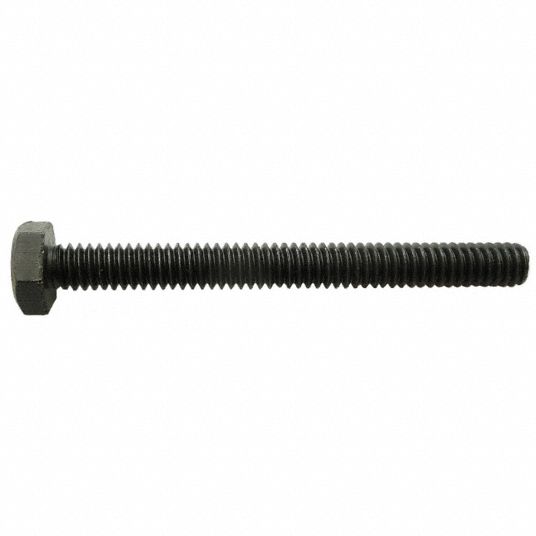 GRAINGER APPROVED Hex Tap Bolt, Hex Tap Bolt, 11/8"7, 5 in Fastener