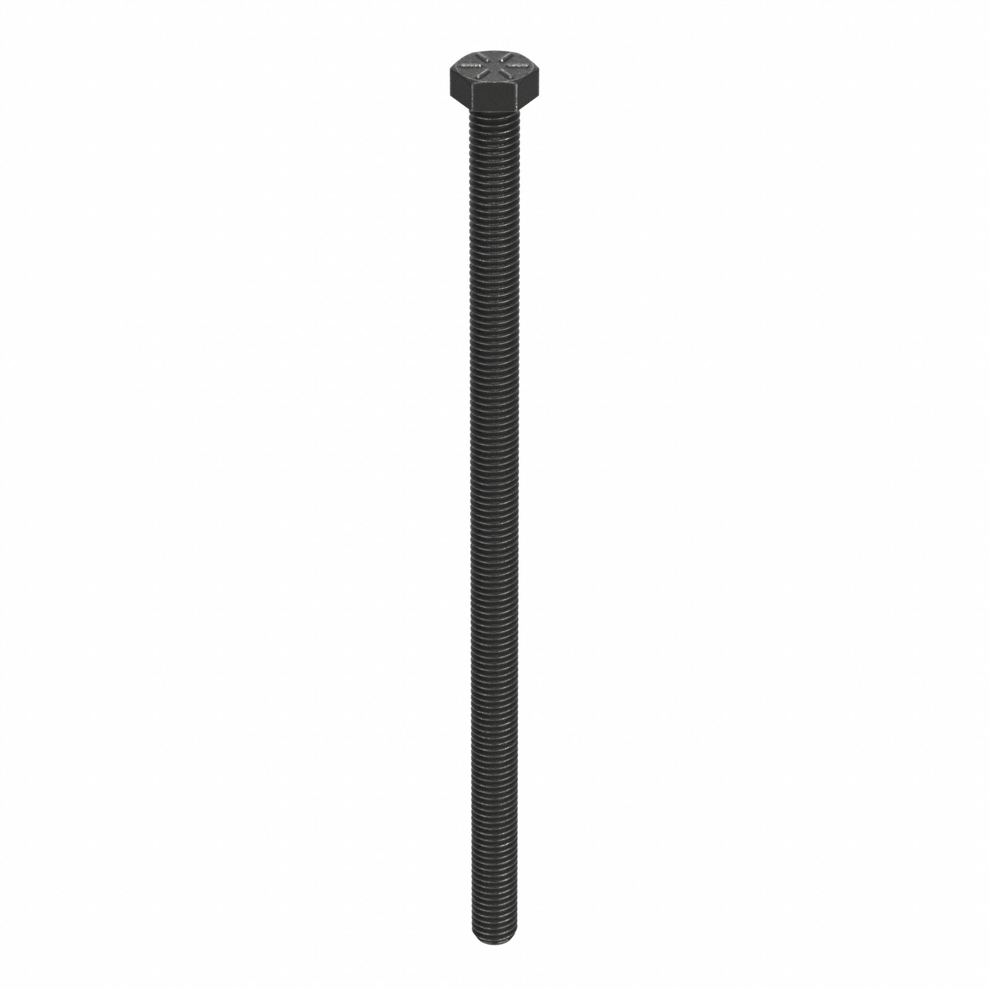 HxHdCpScrw, Steel, 10", 1/2"-13, 1PK