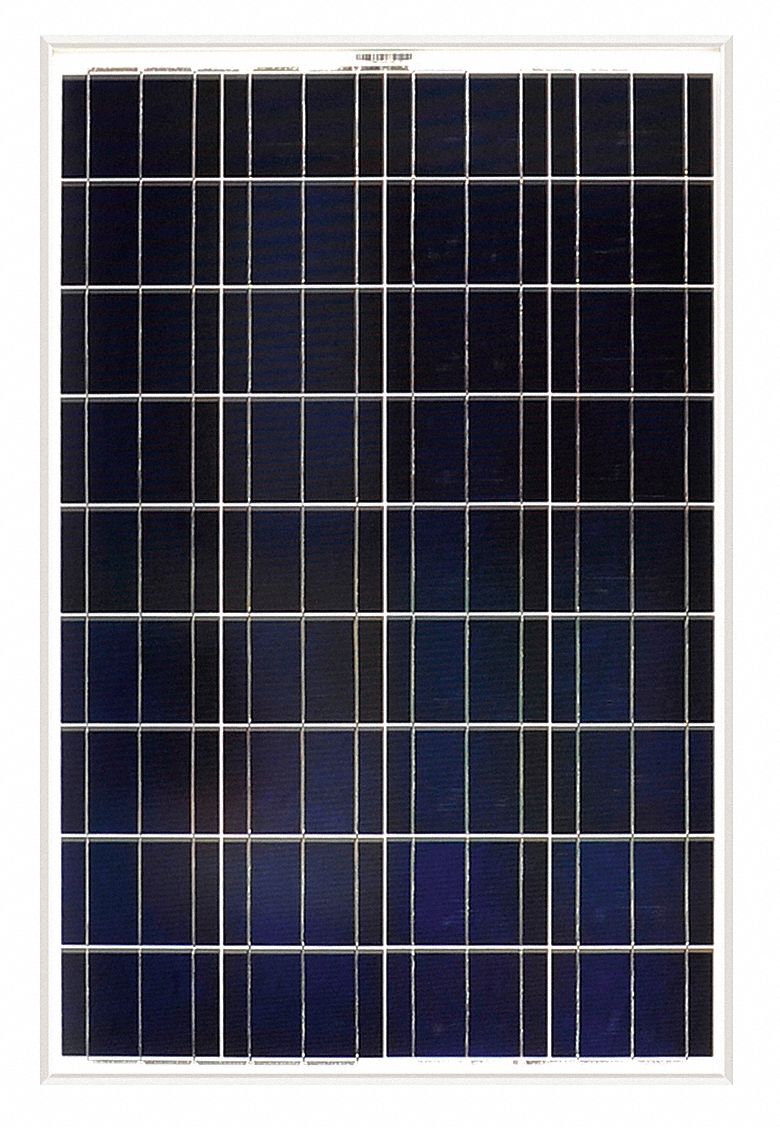 Solar Panel: Monocrystalline, 100 W Nominal Output Power, 36 Cells, 19.12V DC, MC4