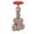 GATE VALVE: ¼ IN, BRONZE, RISING, FNPT X FNPT, 400 PSI MAX. PRESSURE (CWP), WHEEL