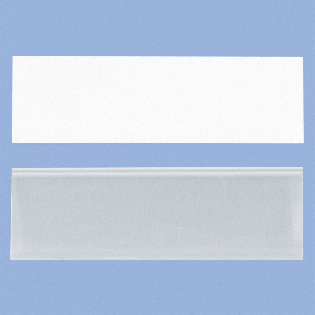 AKROMILS Label Holder 3 in x 1 in, Clear, Pocket, 25 Label Holders