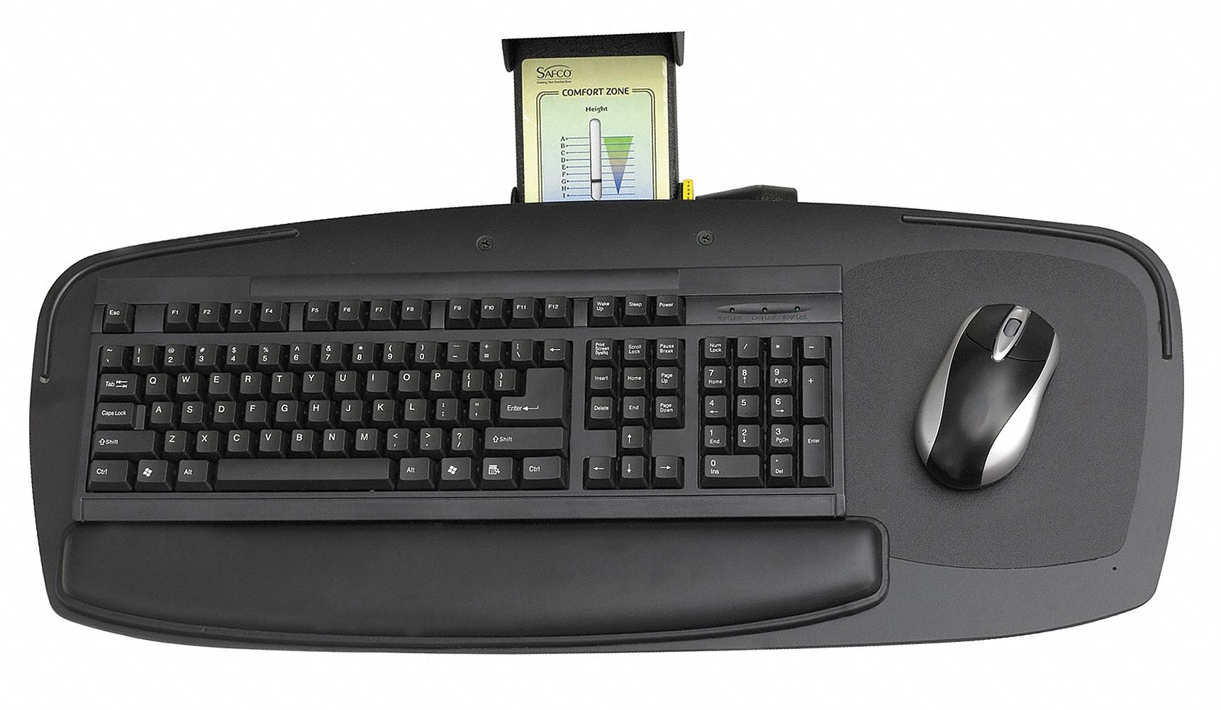 21D153 - Keyboard Platform Gel Palm Rest Black
