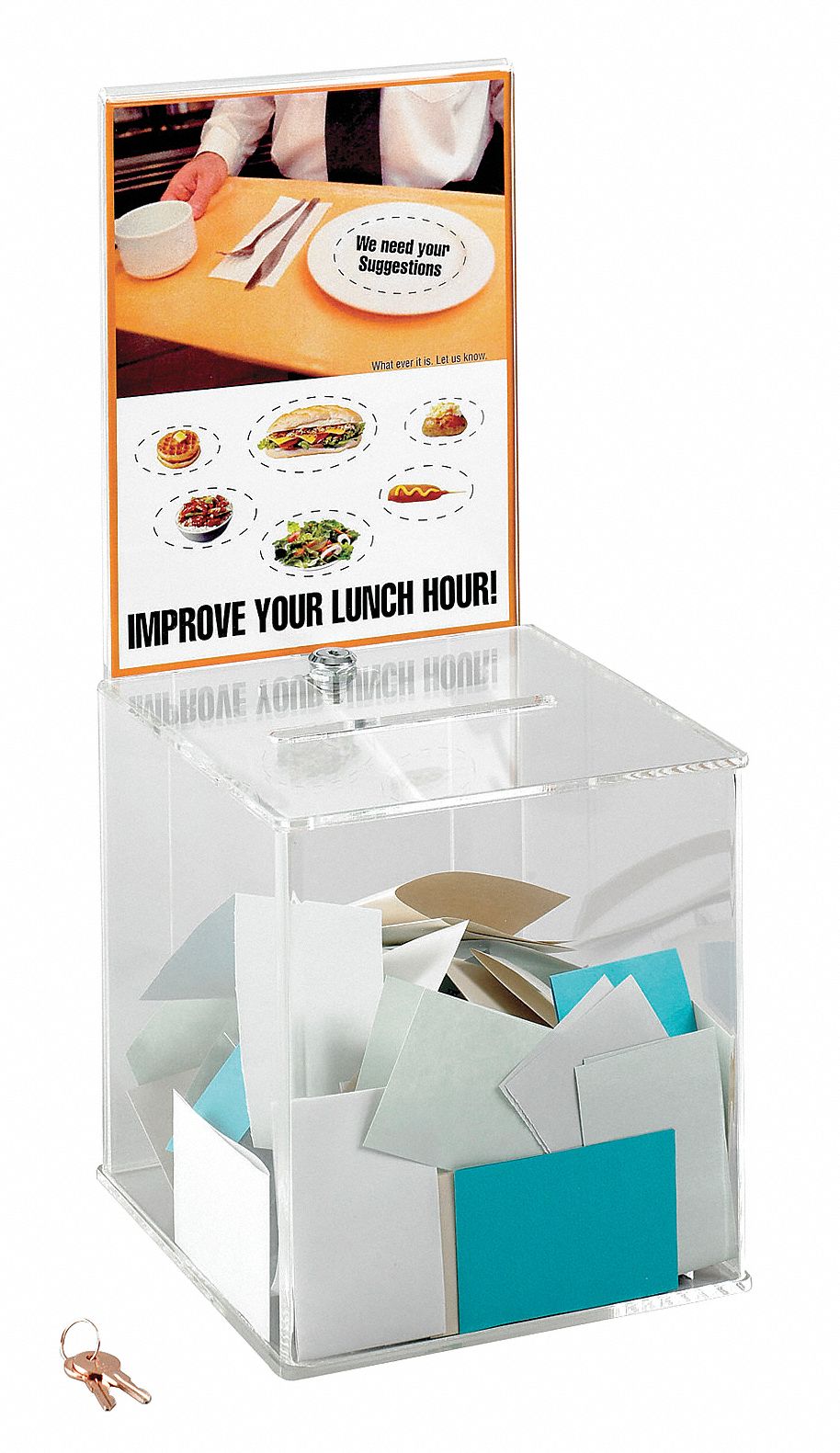 Collection Box Large Acrylic Clear