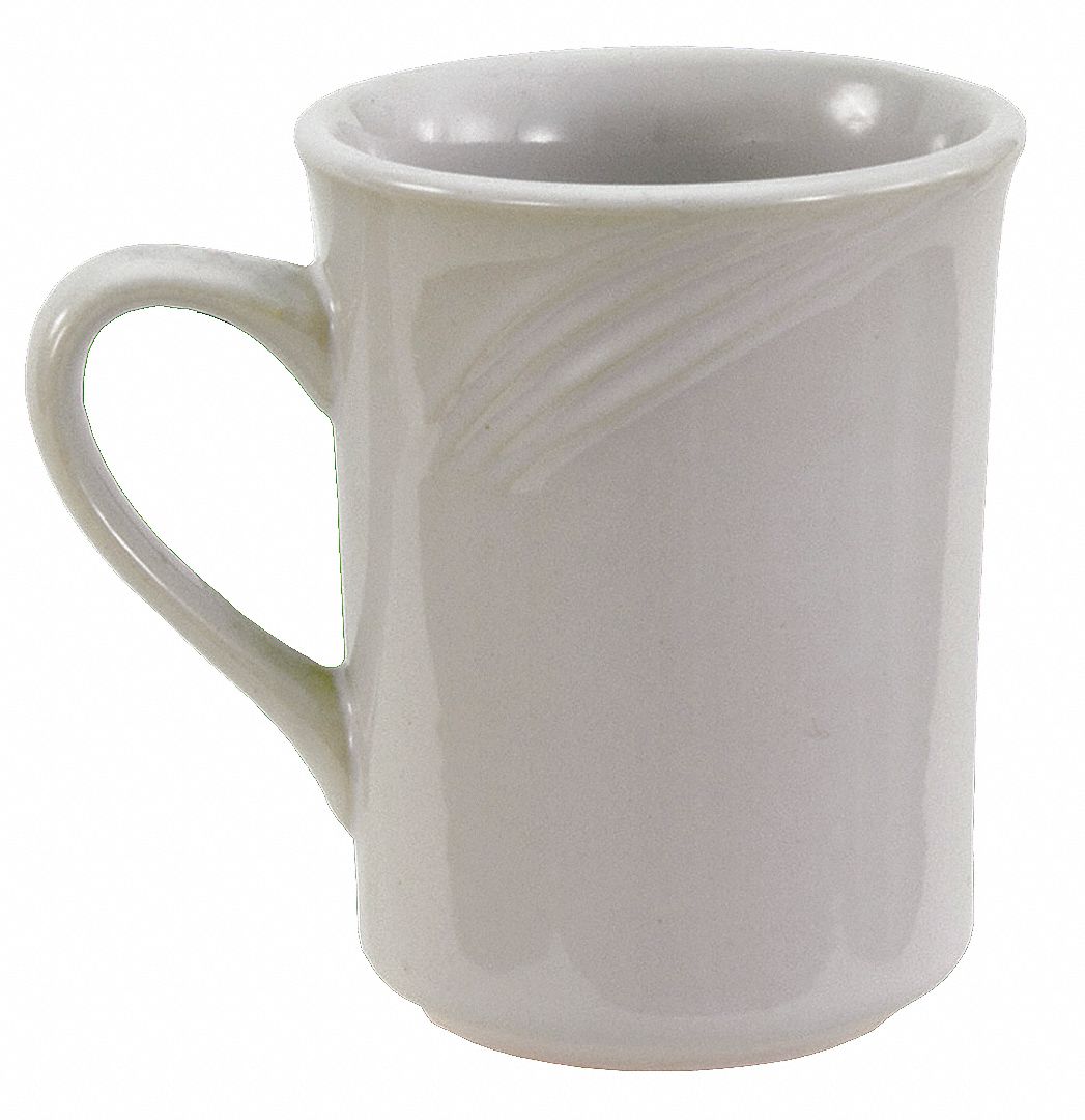 MUG,WHITE,8 OZ.,PK36