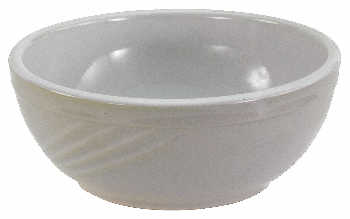 NAPPIE BOWL,BRIGHT WHITE,15 OZ.,PK36