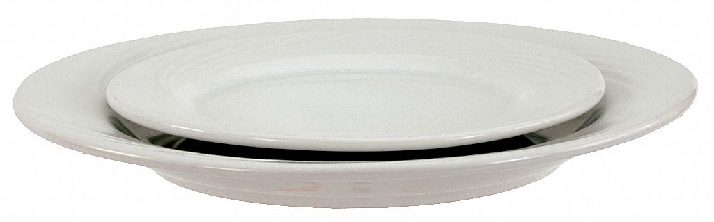 PLATE,10-1/4 IN.,BRIGHT WHITE,PK12