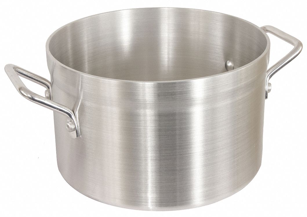 CRESTWARE, 60 qt Capacity, Aluminum, Sauce Pot 21D958SAU60 Grainger