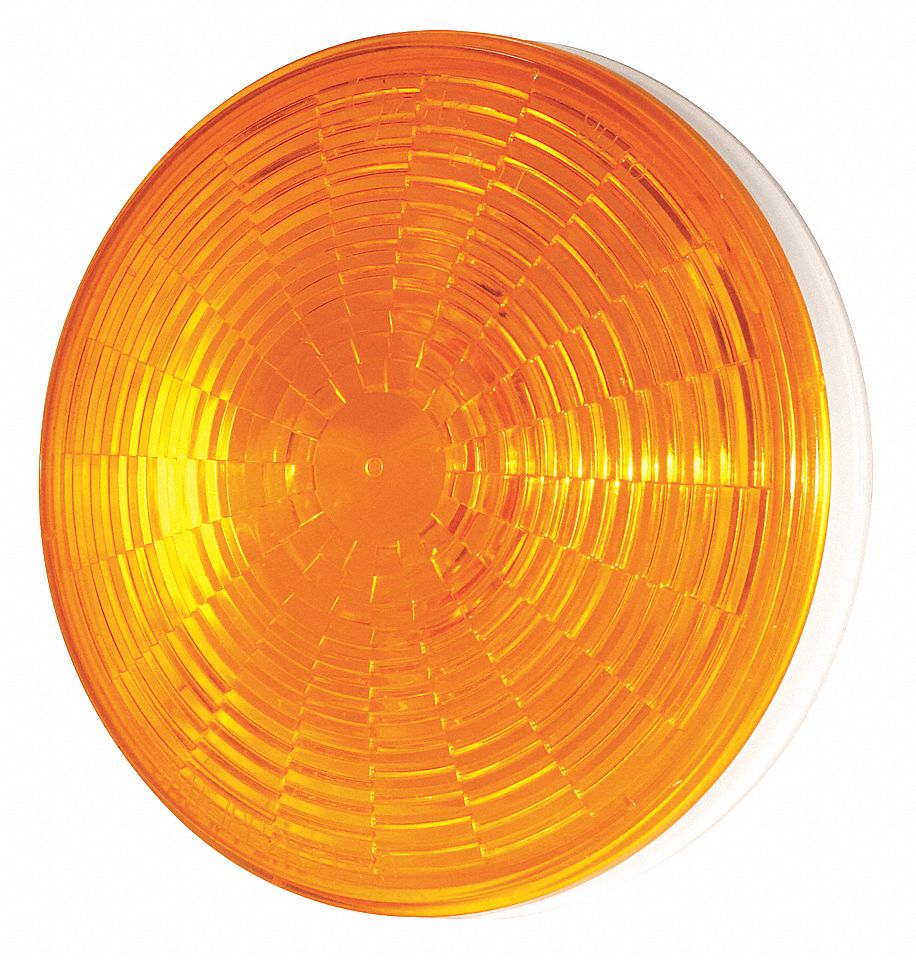 GROTE LED TURN LAMP, ROUND, 2-PIN, PERMANENT, 12 V/0.03 A, AMBER, 4.32 ...