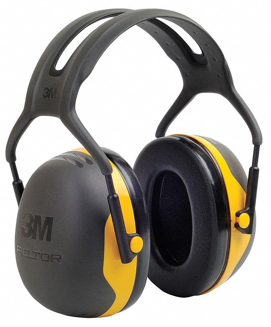 3M PELTOR Ear Muffs, OvertheHead, NRR 24dB 21DE15X2A Grainger