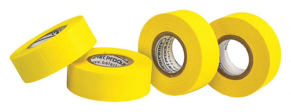 Masking Tape 3/4 W 15 yd L Yellow PK4