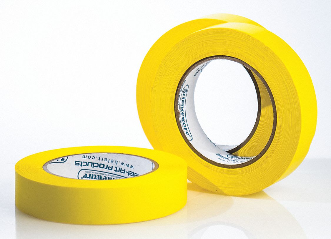 Masking Tape 1 W 40 yd L Yellow PK3