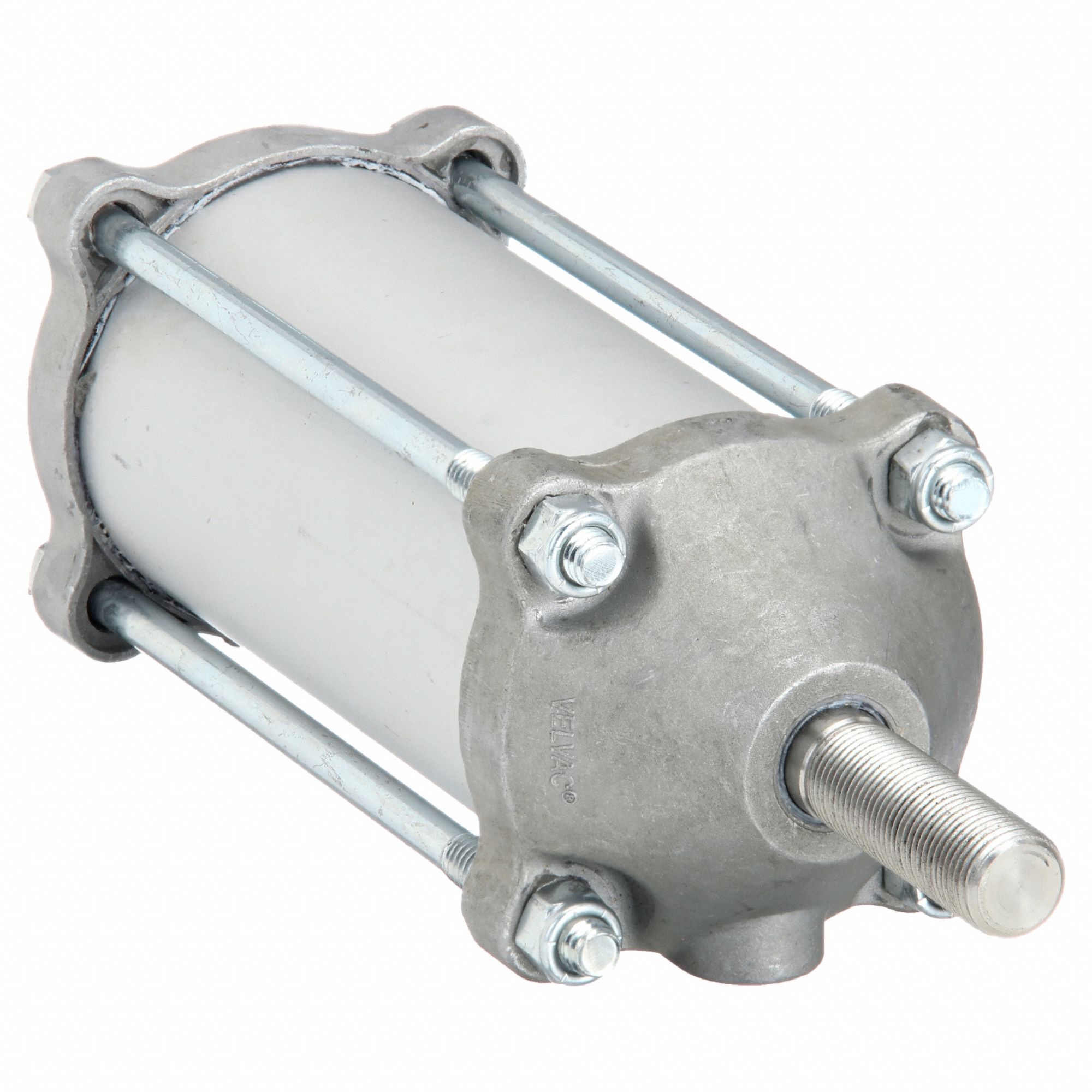Air Cylinder: 2 1/2 in Bore Dia, 4 in Stroke Lg, Aluminum, Clevis, Magnetic Piston