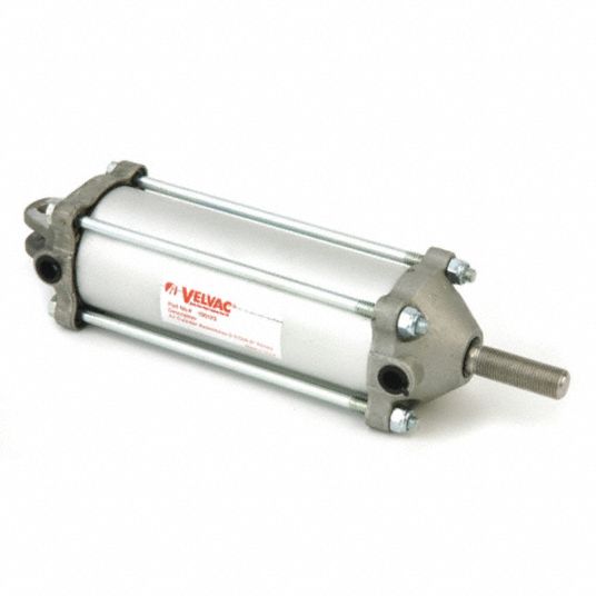 Velvac 100123 Air Cylinder, Air, 2-1/2 in. Bore, Clevis