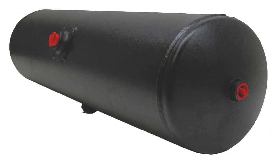 AIR TANK,BLK POWDER COAT,8-1/4 IN H