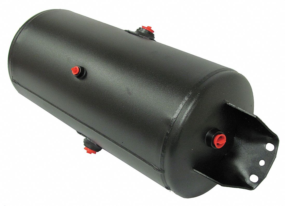 21DH81 - Air Tank Black Powder Coat 125 psi