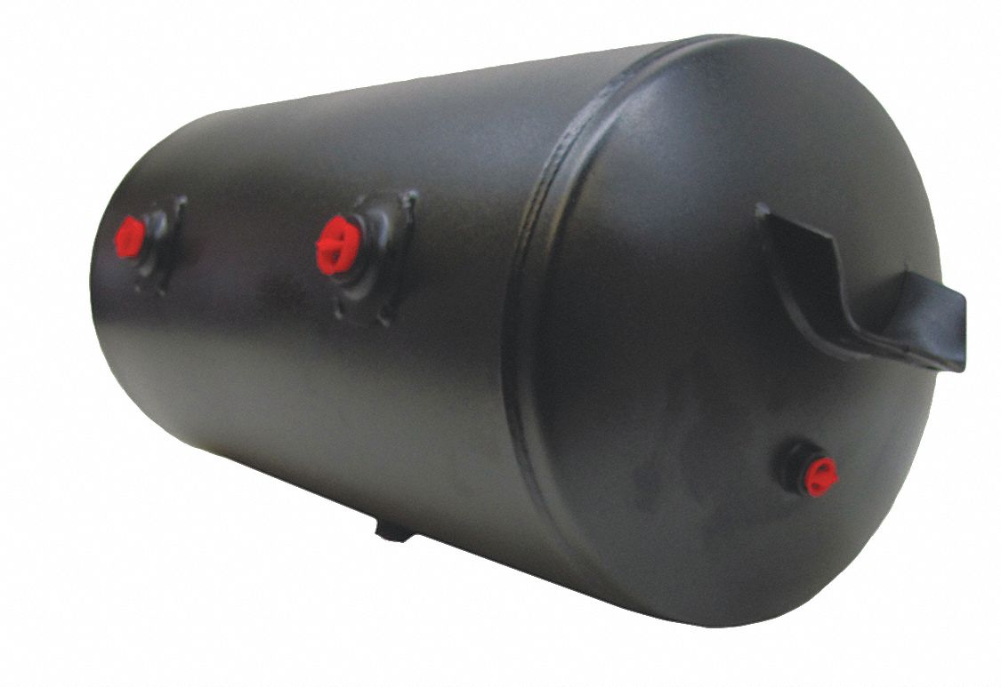 VELVAC Steel Air Tank, Black Powder Coated - 21DH86|035109 - Grainger