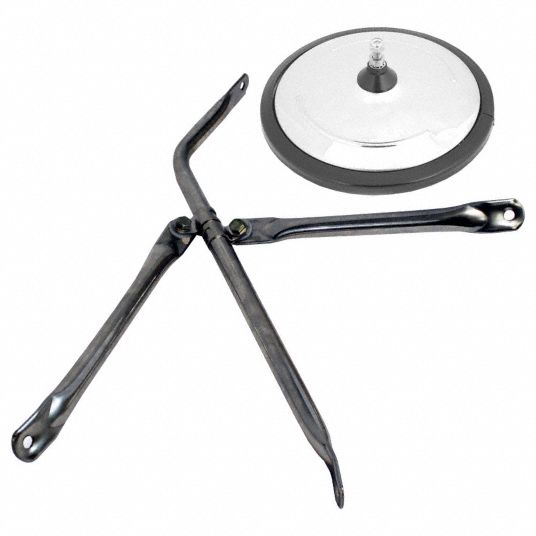 Round, Convex, Rear Crossview Mirror Kit 21DJ29712640 Grainger