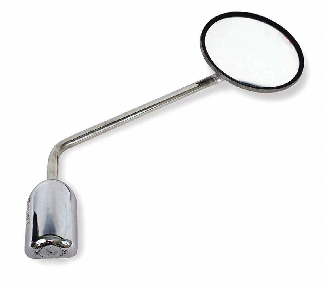 Lane Change Spot Mirror Kit: Round, Convex, For Driver/Passenger Vehicle Side