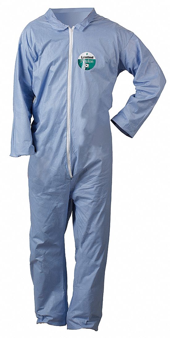 Coverall, Blue, 3XL,