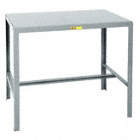 FIXED WORK TABLE,STEEL,24