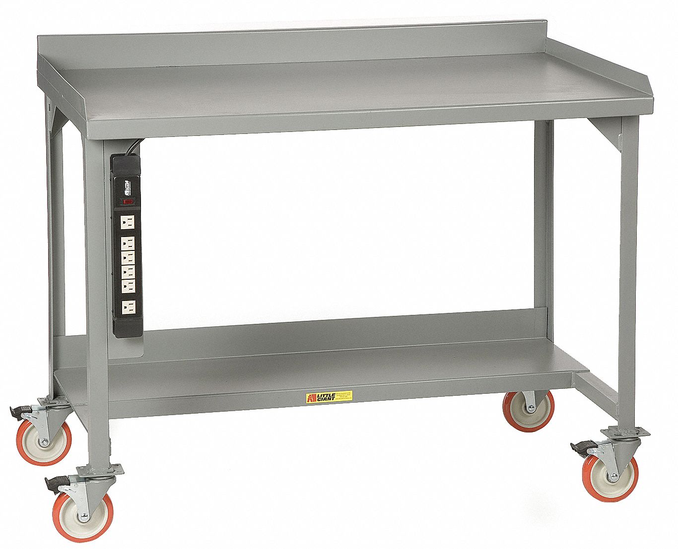 Workbench, Steel, 28 3 4 In Depth, 36 In Height, 48 In Width, 1200 Lb 