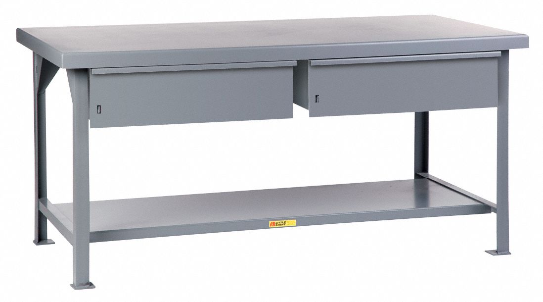 LITTLE GIANT, Fixed Ht, Steel, Workbench - 21E714|WW-3672-2HD - Grainger