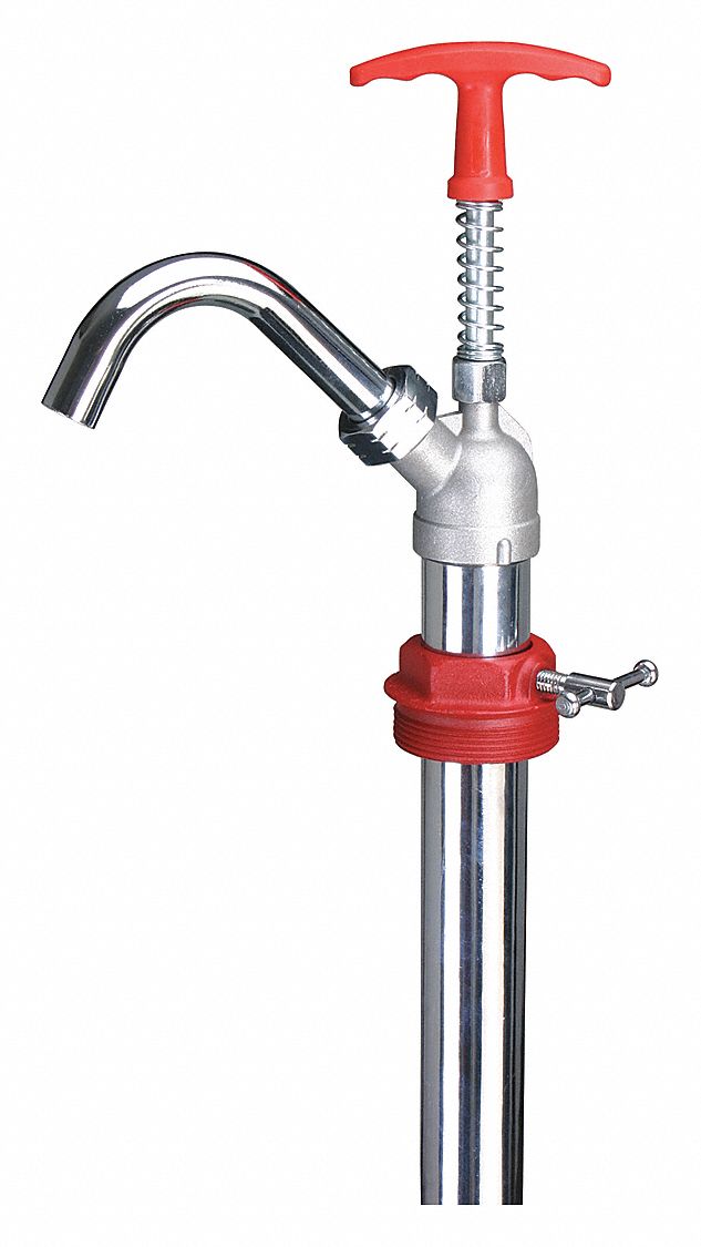 WESTWARD, Basic Pump with Spout, Hand Operated Pail Pump 21EM06