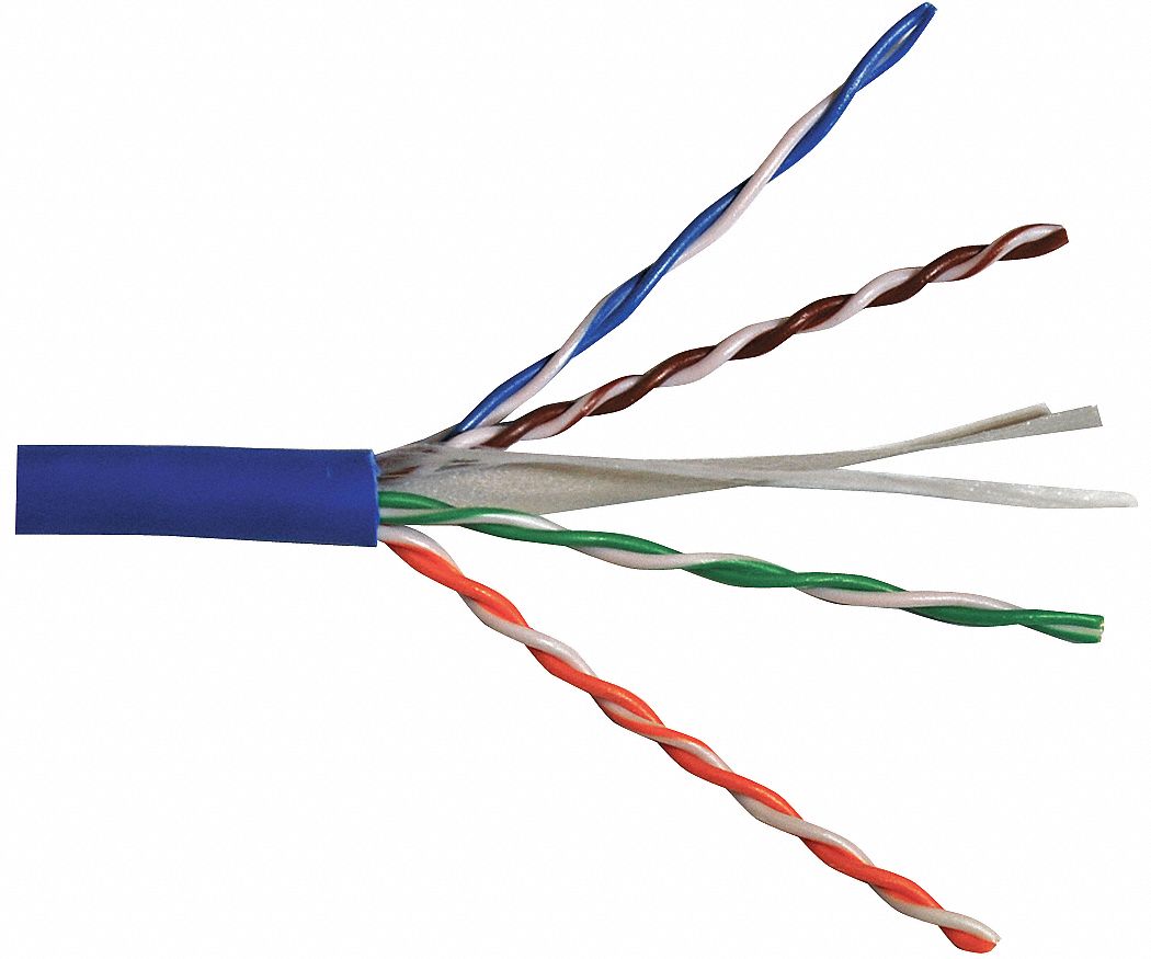 CAROL DATA CABLE,CAT 6,23 AWG,1000FT,BLUE - Data/LAN Cables