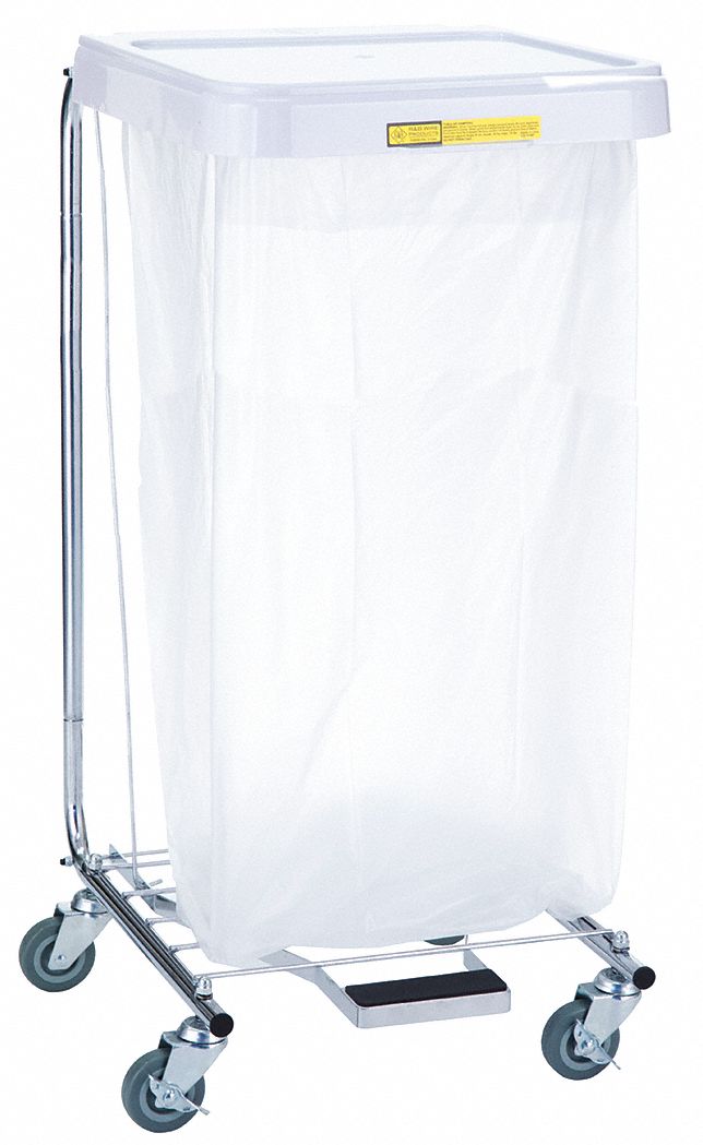 R B Wire Products Inc 1 Compartment Hamper Cart 30 Lb Capacity