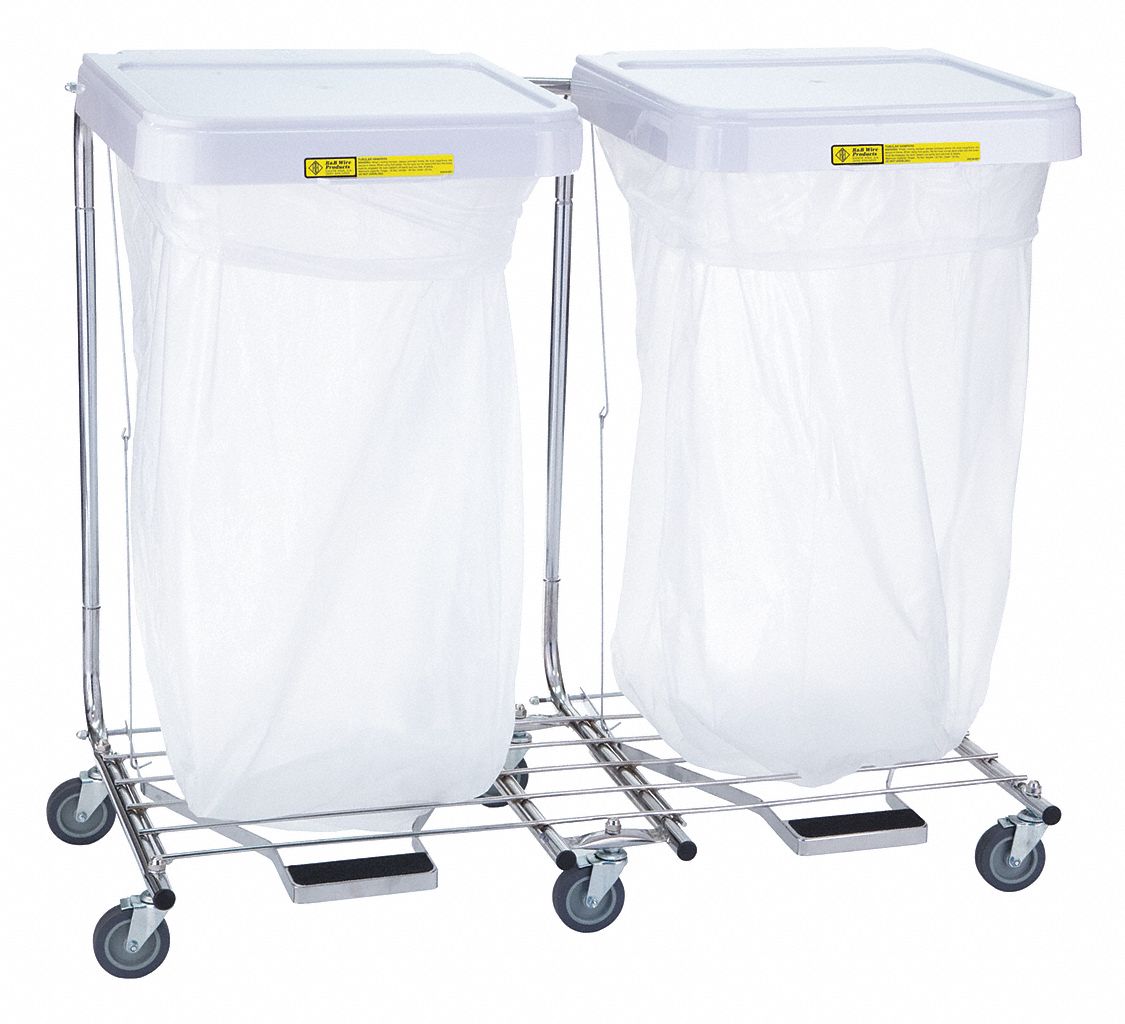 Hamper Frame 35 in H White