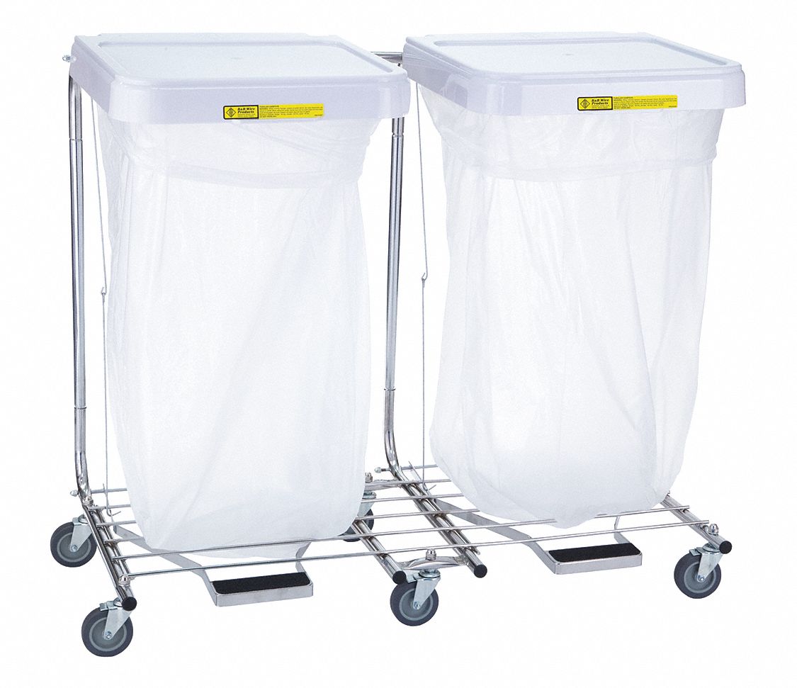 Hamper Frame 35 in H White