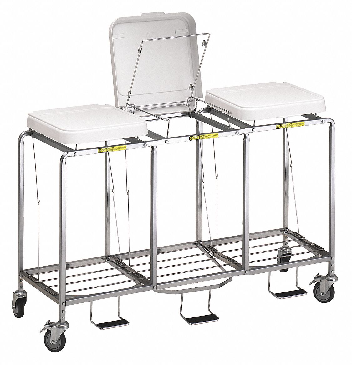 HAMPER CART,GRAY,37-1/2