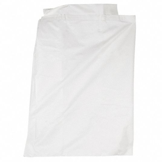 R&B WIRE PRODUCTS INC. Vinyl, Open Top Hamper Bag L X 18 in W, White ...