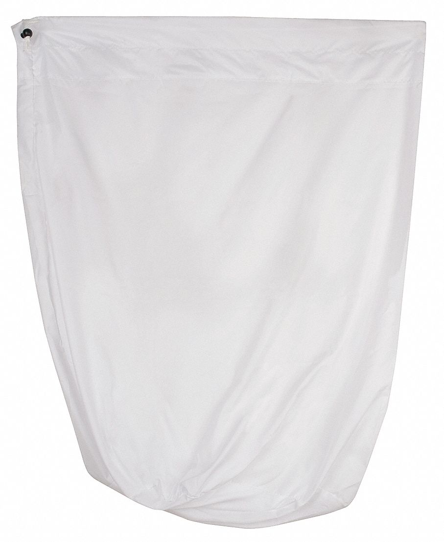 HAMPER BAG,WHITE,40" H x 40" L x 30" W