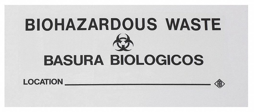 Identification Label 4 in x 10 in PK5