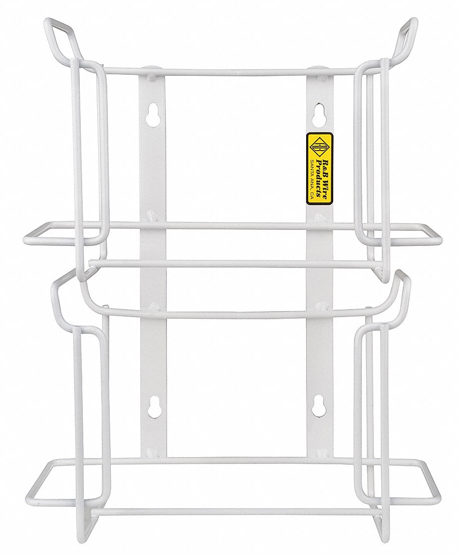 Vertical Glove Disp Stl 2 Boxes White