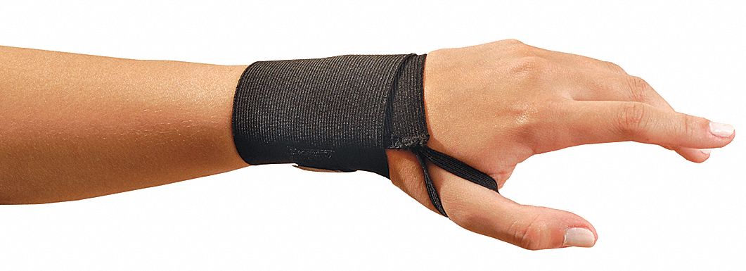 Wrist Support: Ambidextrous, Universal Ergonomic Support Size, Black, Fits All Sizes